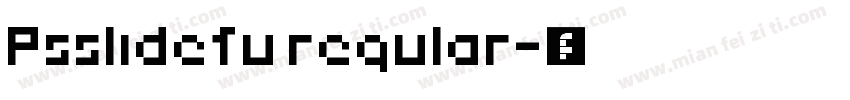 Psslidefu regular字体转换